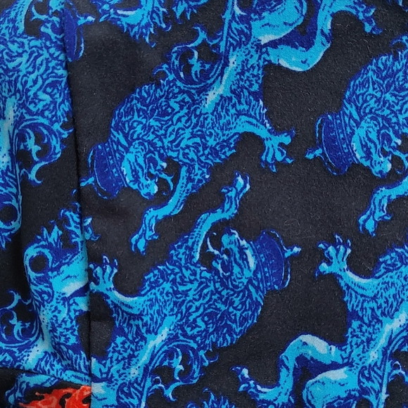 Lularoe Unicorn & Lion OS One Size (2-10) Leggings - Picture 3 of 5